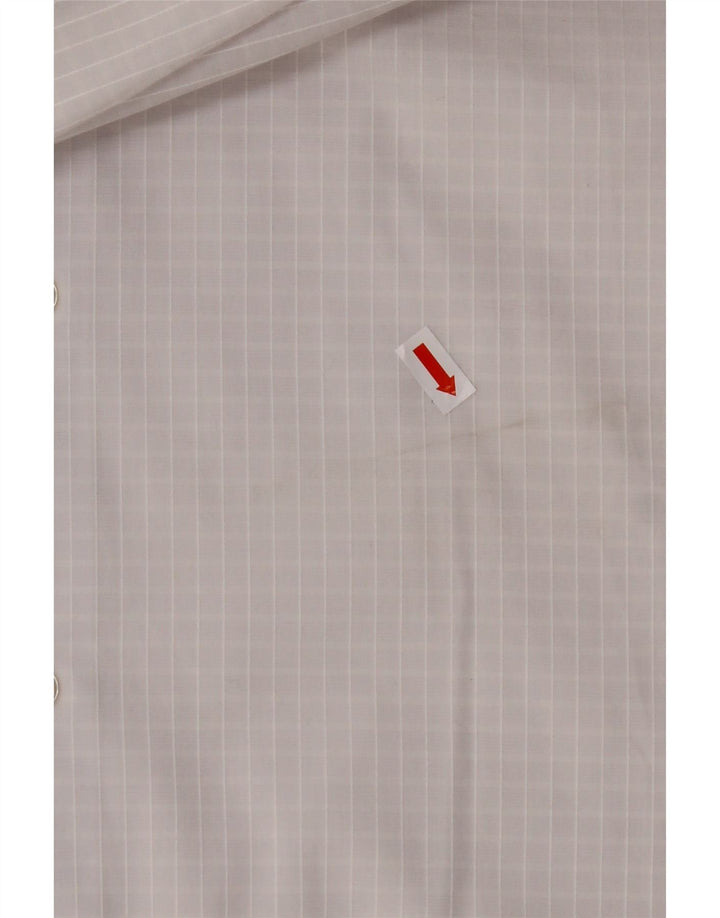 HUGO BOSS Herre Regular Fit skjorte str. 40 15 3/4 Medium White Gingham