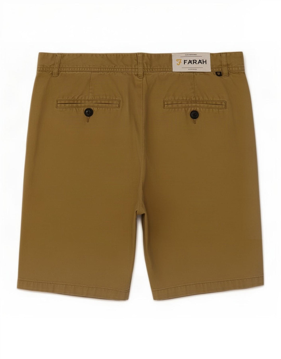 Farah Herre Chino Shorts Medium W32 Khaki Bomuld