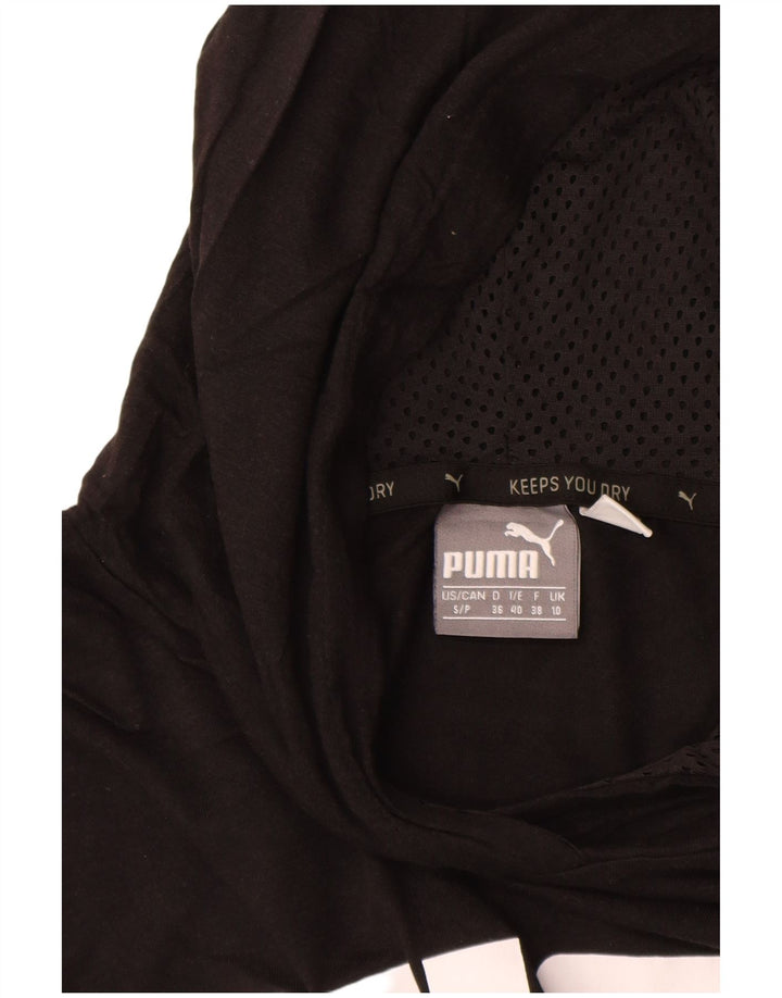 PUMA Oversized grafisk top med hætte, langærmet UK 10 Small Black