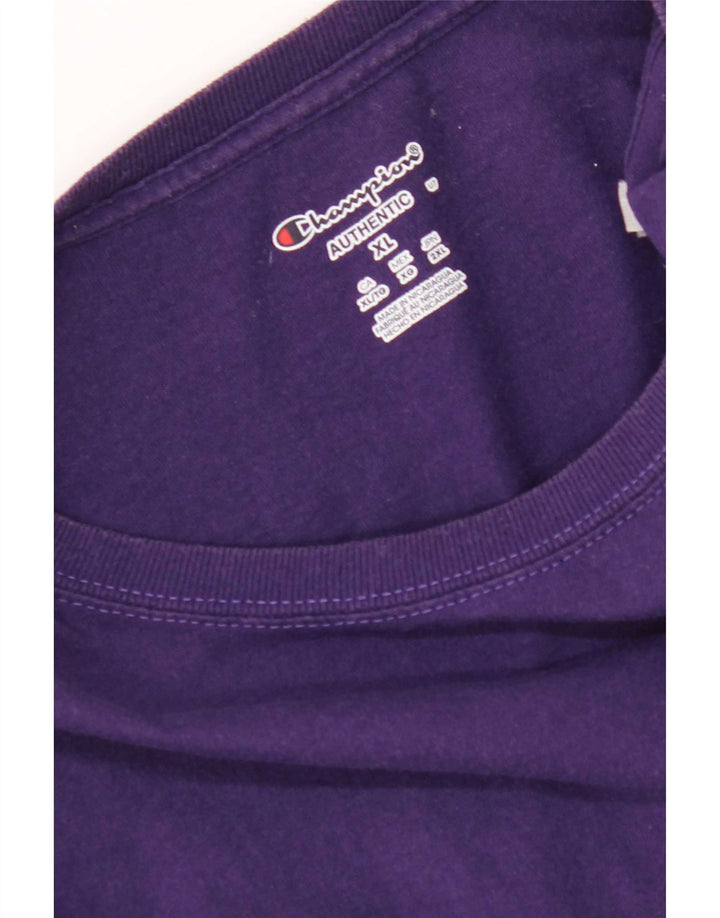 Champion Herre T-Shirt Top XL Lilla