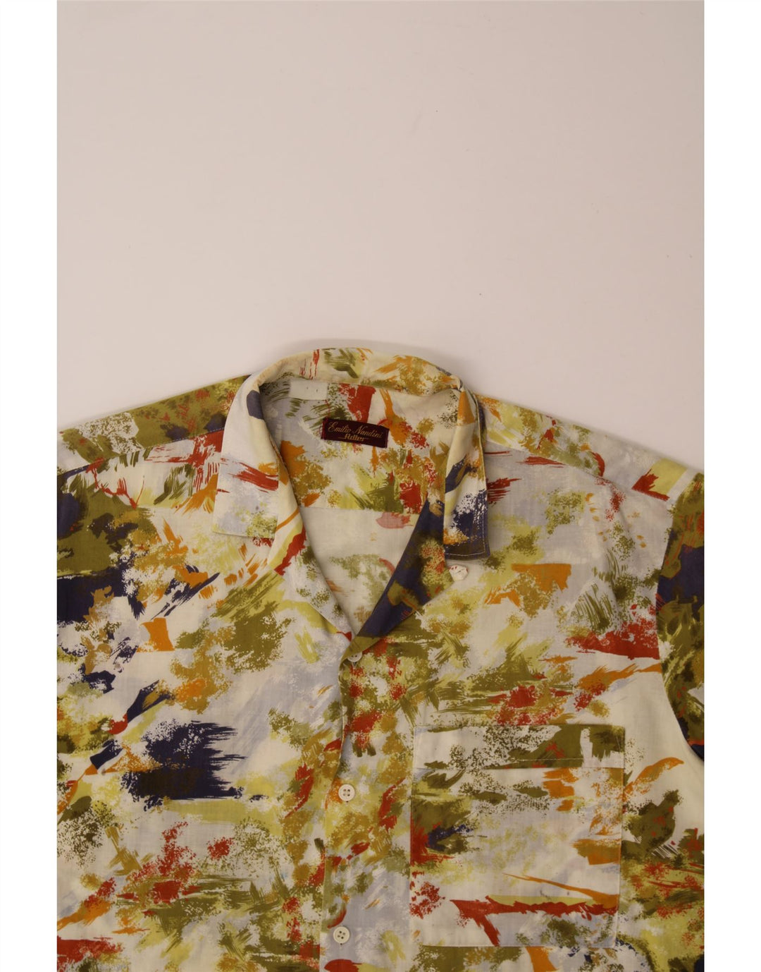 ADLER Mens Short Sleeve Shirt Medium Multicoloured Tie Dye Vintage Adler and Second-Hand Adler from Messina Hembry 