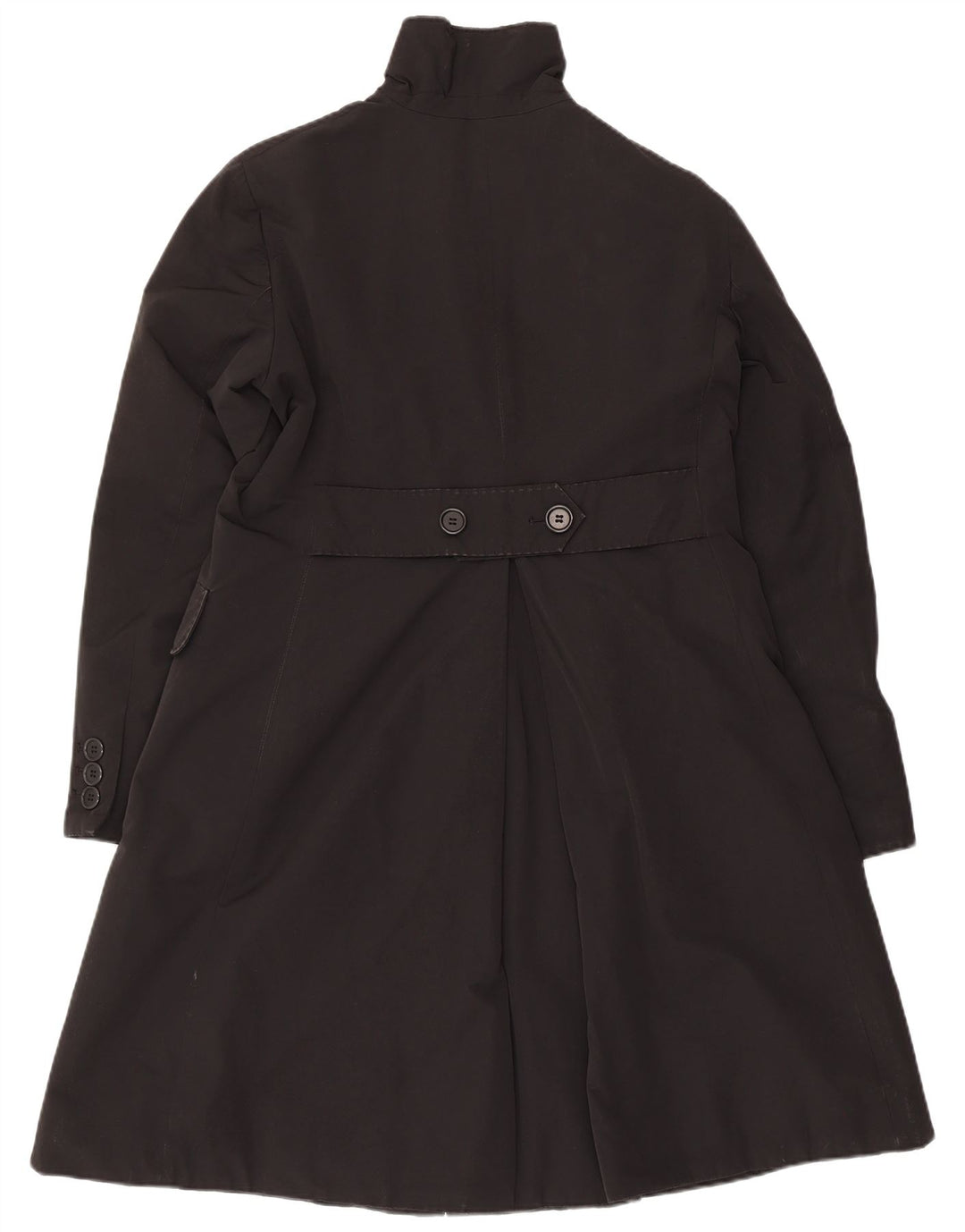 Aspesi Dame Overfrakke UK 18 XL Sort Bomuld