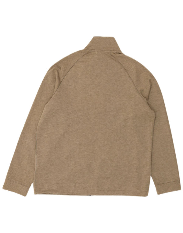 Zara Træningsdragt til mænd Topjakke XL Grøn Flecked Polyester