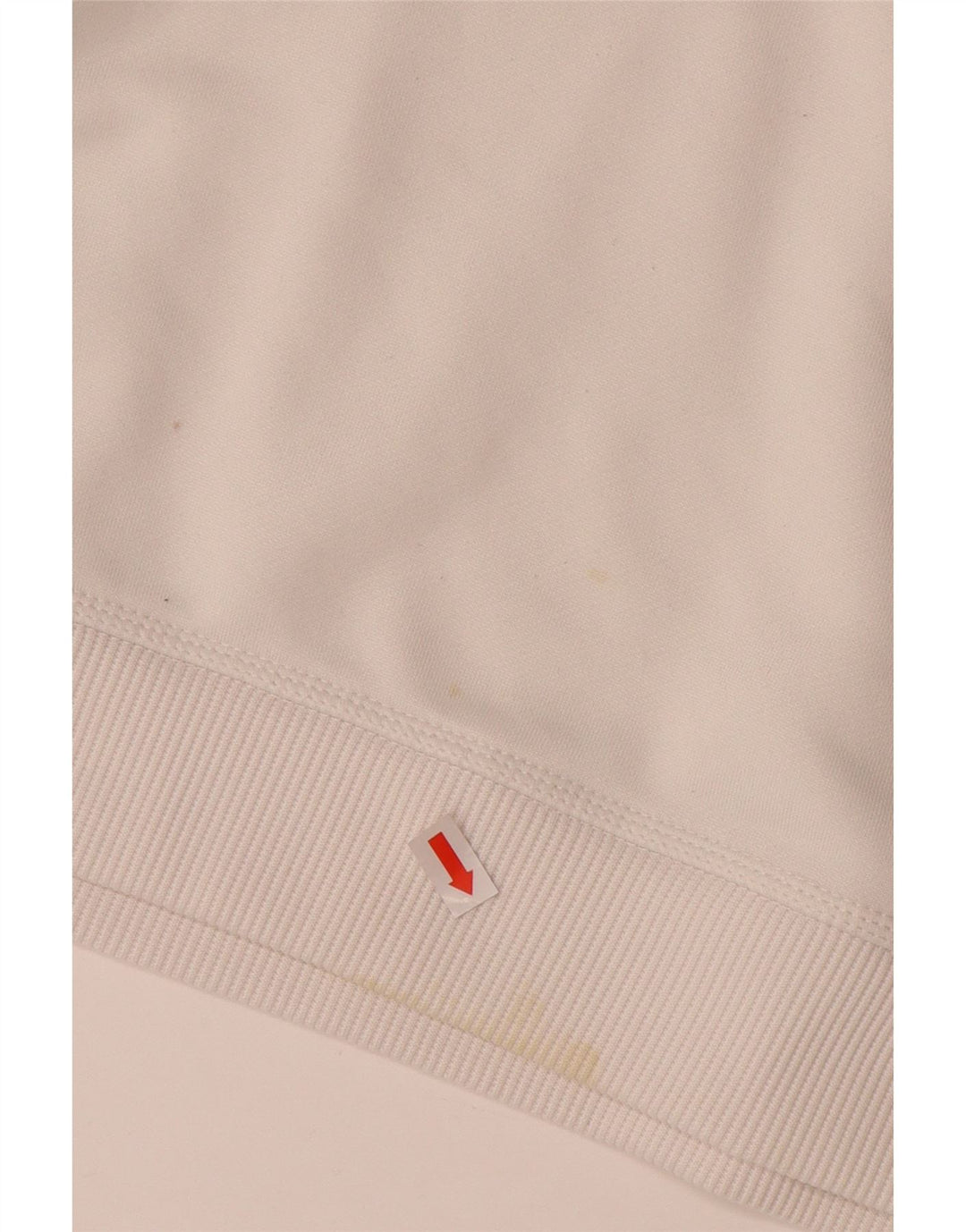 ADIDAS Herre Climalite Sweatshirt Jumper Large White Colourblock Polyester