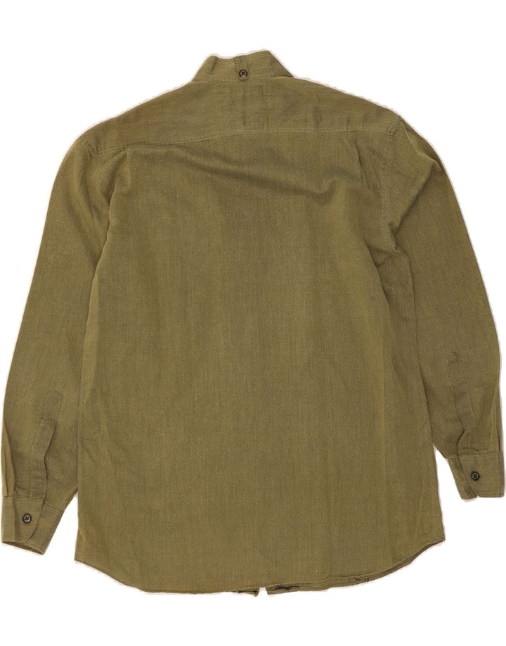 CLUB DAMINGO Mens Shirt Size 39/40 Medium Green Vintage Club Damingo and Second-Hand Club Damingo from Messina Hembry 