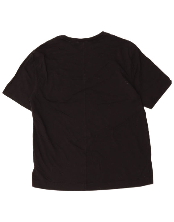 Calvin Klein Mens Graphic T-Shirt Top Large Black Cotton