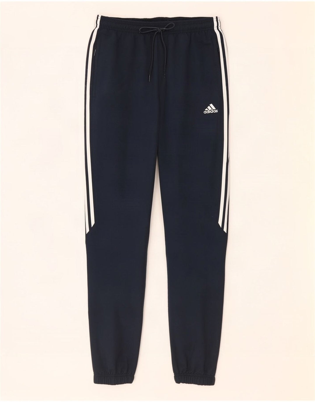 Adidas Herre træningsdragt Bukser Joggers Large Navy Blue Polyester