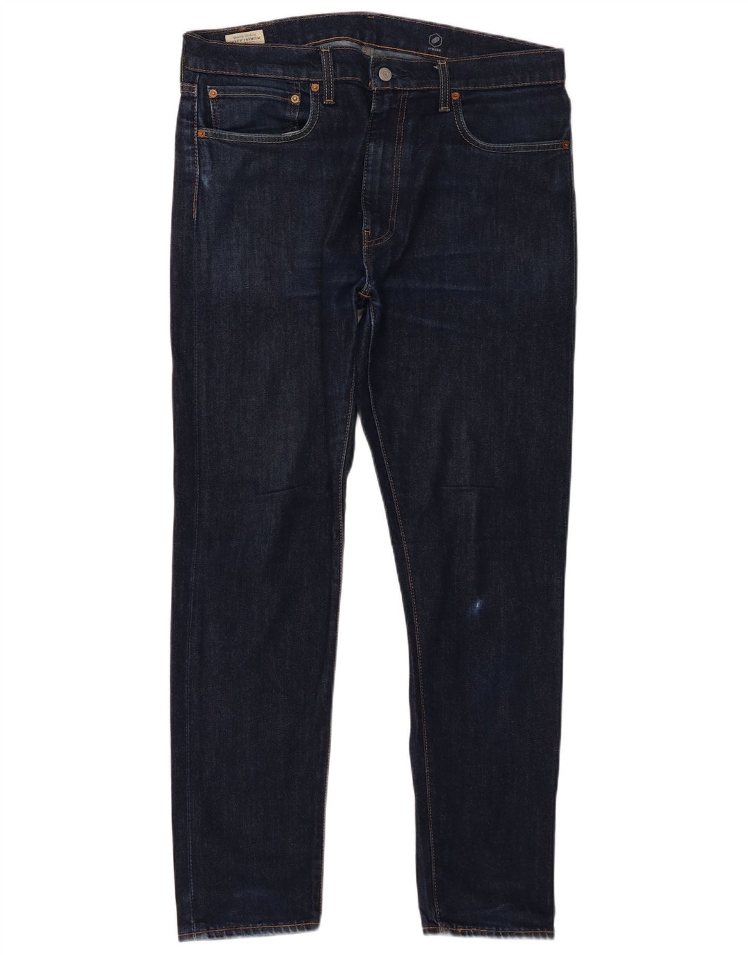 Levi's Herre 512 Slim Fit Tapered Jeans W36 L32 Marineblå Bomuld