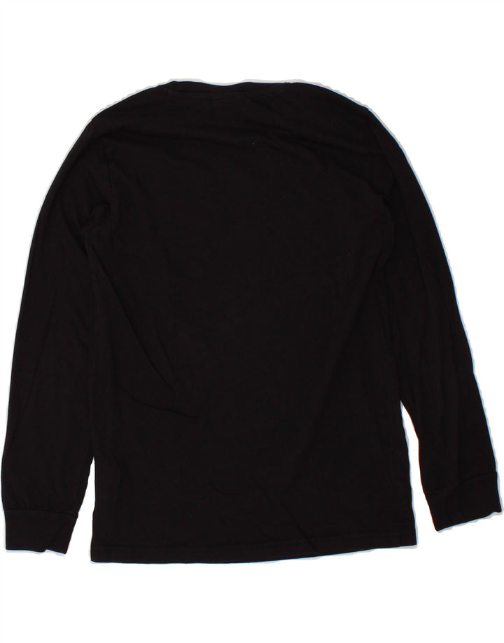 CHAMPION Boys Graphic Top Long Sleeve 11-12 Years Large Black Cotton Vintage Champion and Second-Hand Champion from Messina Hembry 