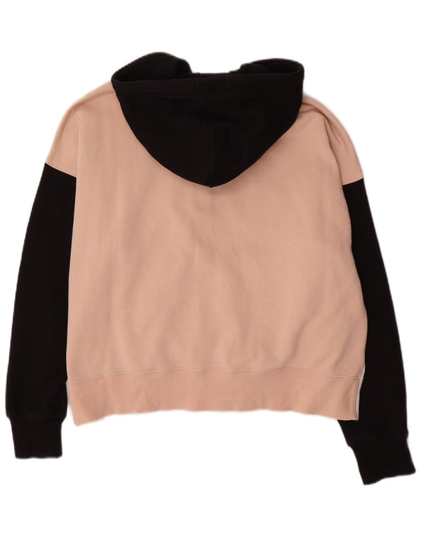 Champion hættetrøje til kvinder med lynlås UK 10 Small Off White Colourblock