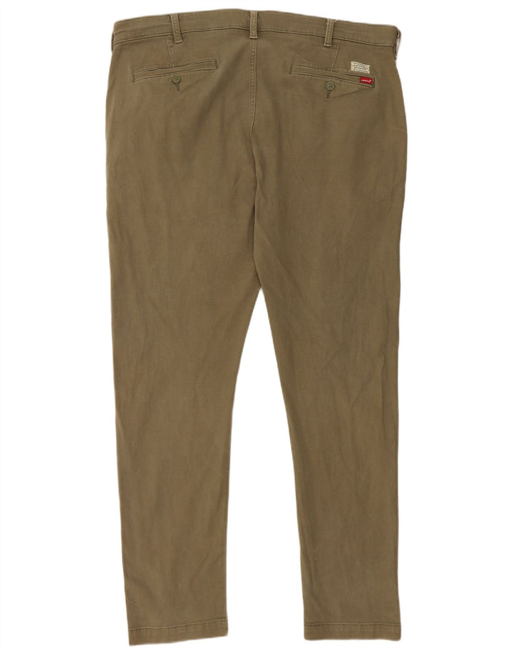 Levi's Herre Slim Tapered Chino Bukser W40 L32 Khaki Bomuld