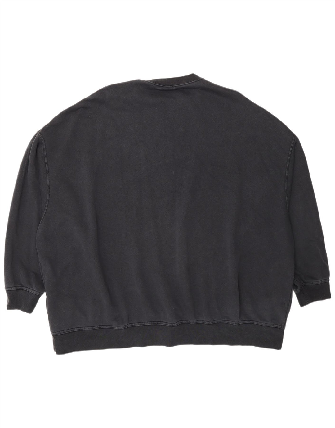 Nike Dame Oversized Sweatshirt Jumper UK 18 XL Sort Bomuld