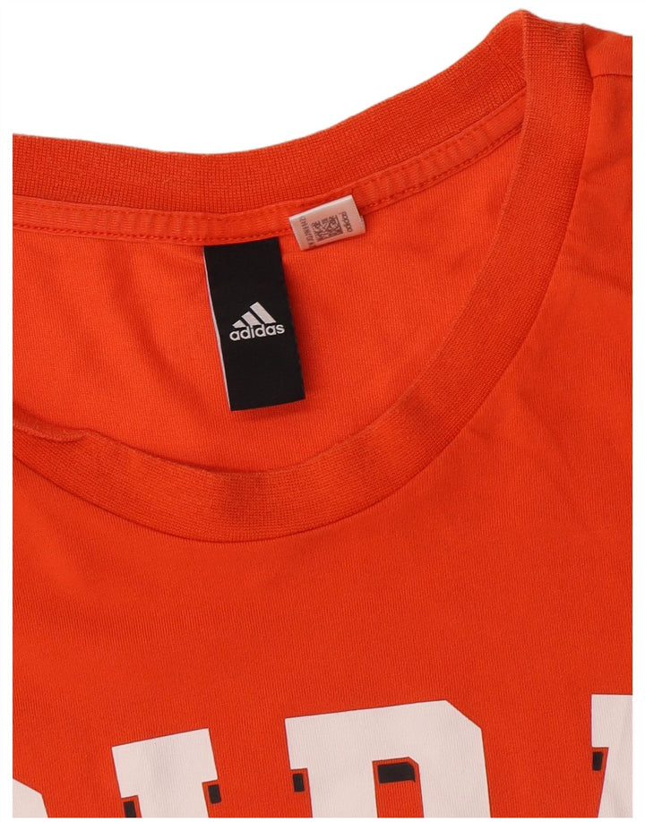 Adidas Herre Grafisk T-Shirt Top 2XL Orange