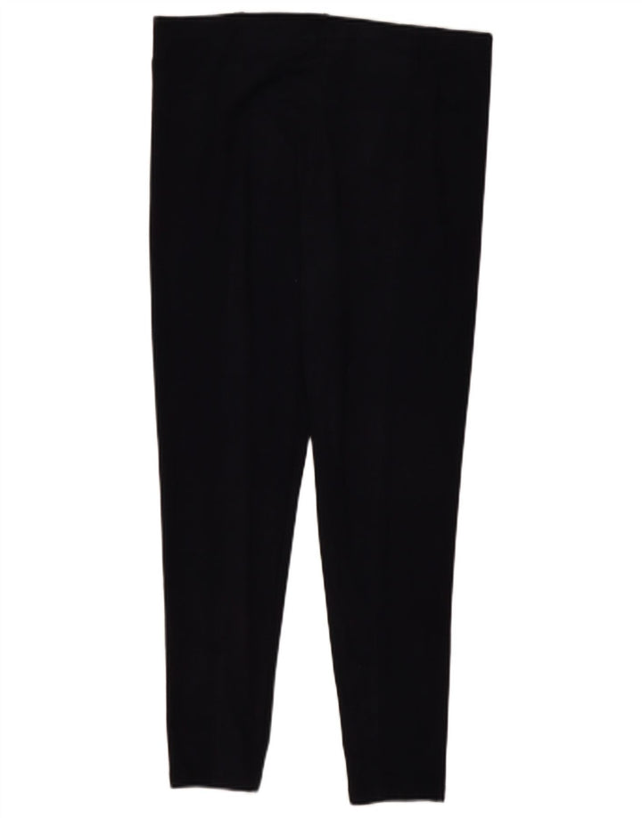 Marks & Spencer Womens Leggings UK 14 Large Navy Blue Polyester
