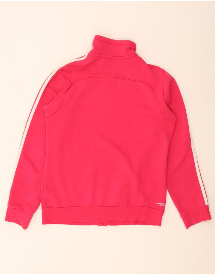 Adidas træningsdragt topjakke til kvinder UK 12/14 Medium Pink Bomuld