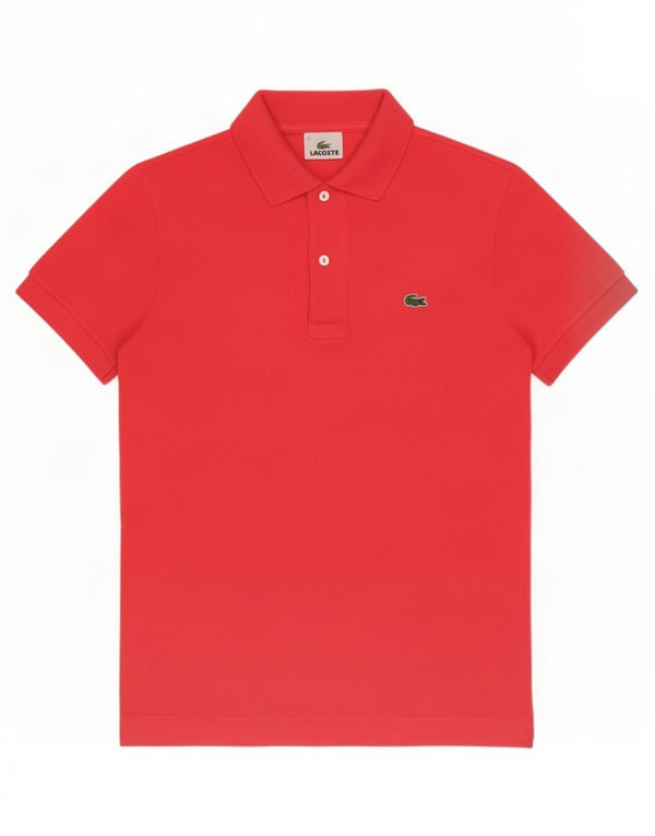 Lacoste herre poloskjorte str. 2 XS Pink bomuld