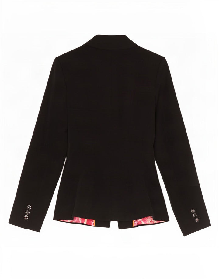 Ted Baker Dame 2-knaps blazerjakke Størrelse 1 XS Sort Polyester