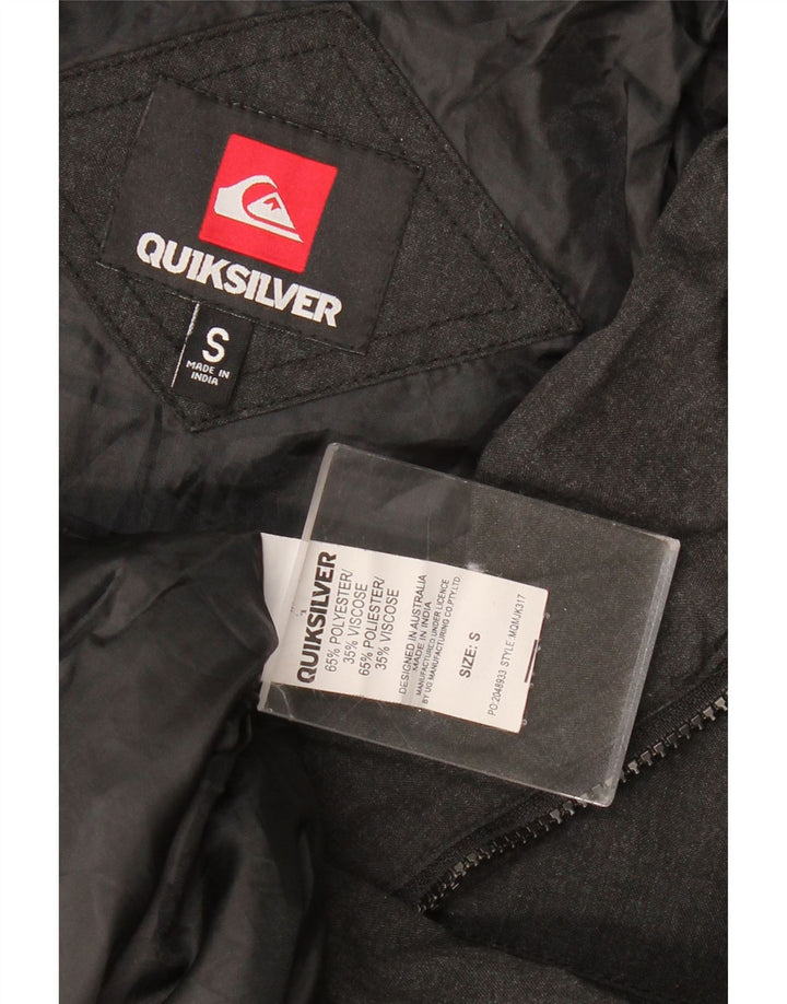 QUIKSILVER Herre Military Bomber Jacket UK 36 Small Grey Polyester