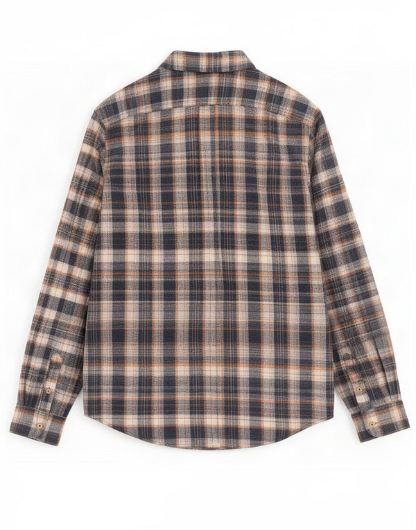 Ben Sherman herre flannelskjorte stor blå ternet