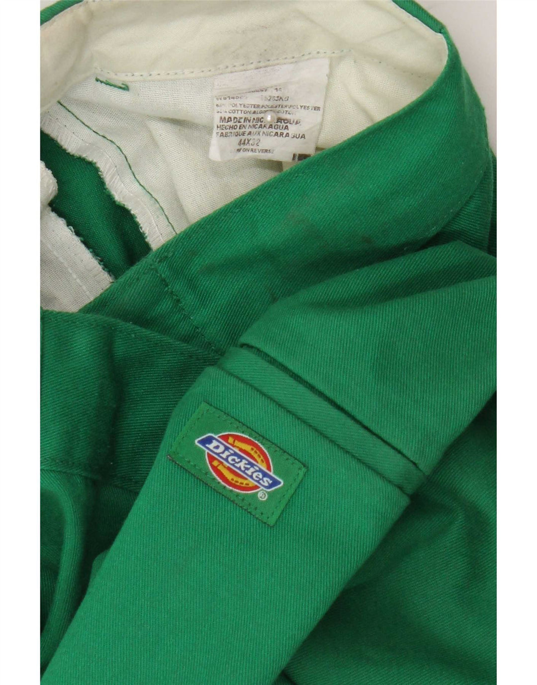 Dickies Herre Straight Cargo Bukser W44 L32 Grøn Polyester