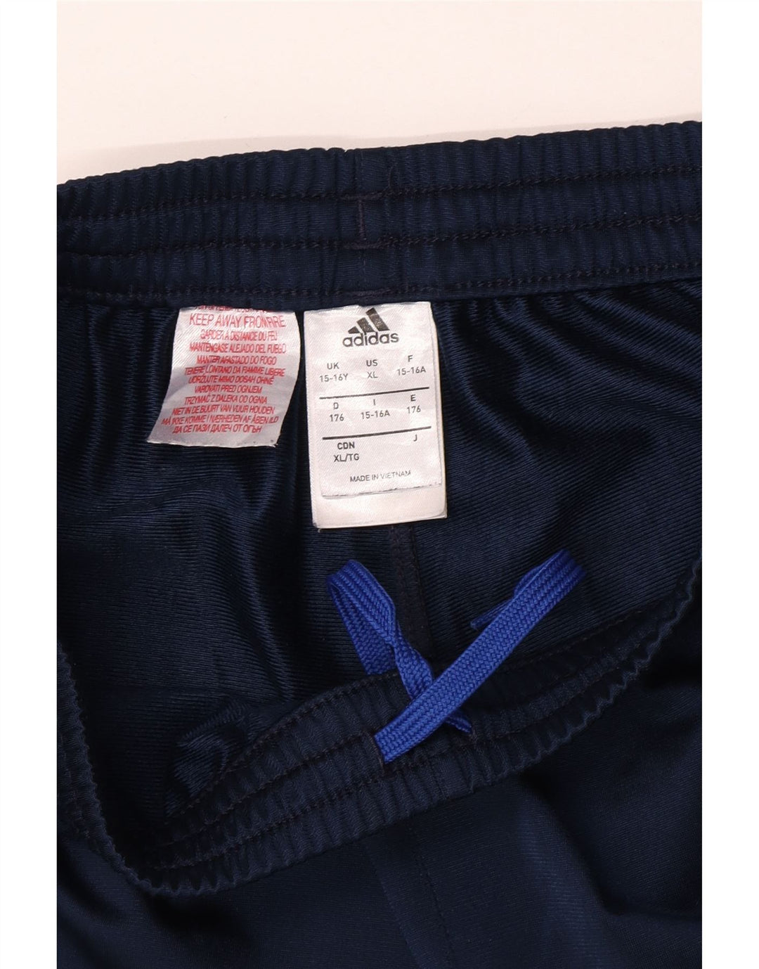Adidas drenge sportsshorts 15-16 år marineblå polyester