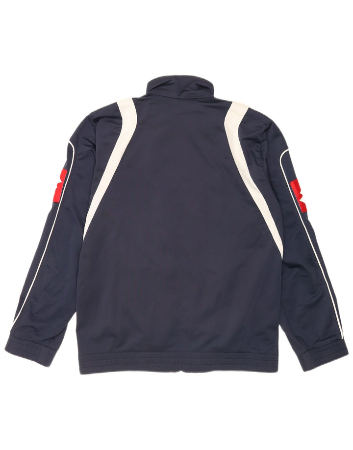 Lotto Træningsdragt til mænd Topjakke UK 38/40 Medium Navy Blue Colourblock