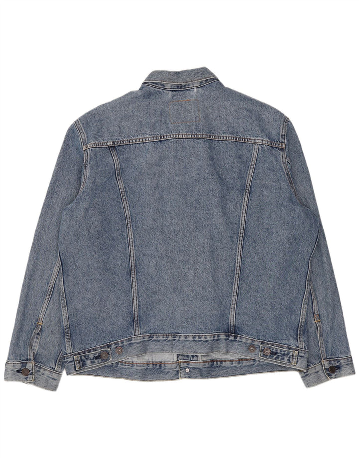 Levi's Herre denimjakke UK 42 XL Blå Bomuld