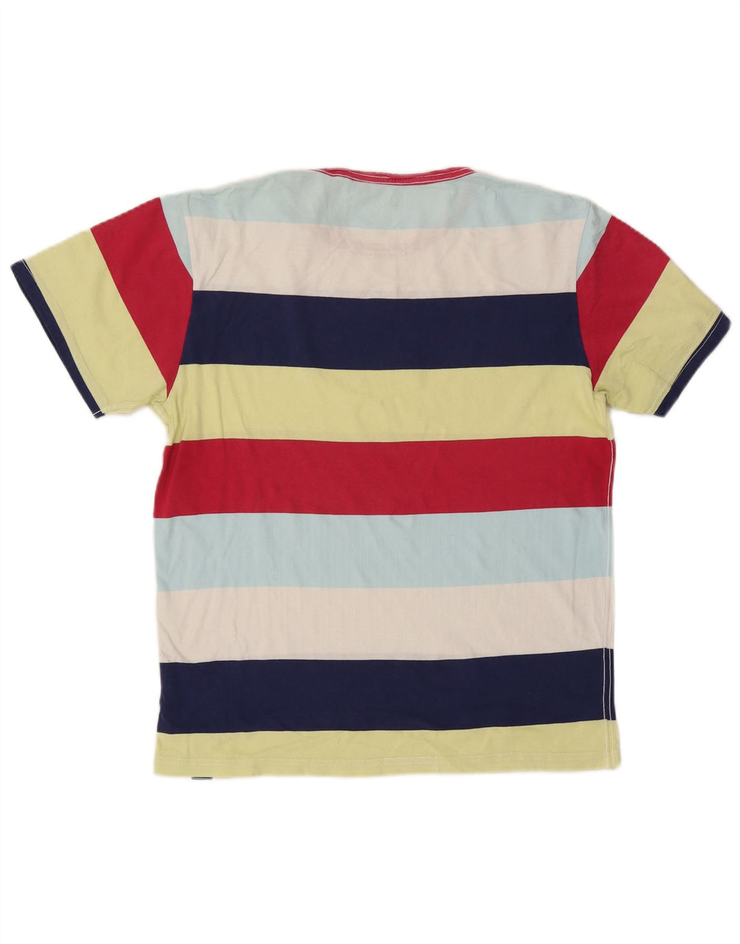 Joules Herre T-Shirt Top Medium Flerfarvet Stribet Bomuld