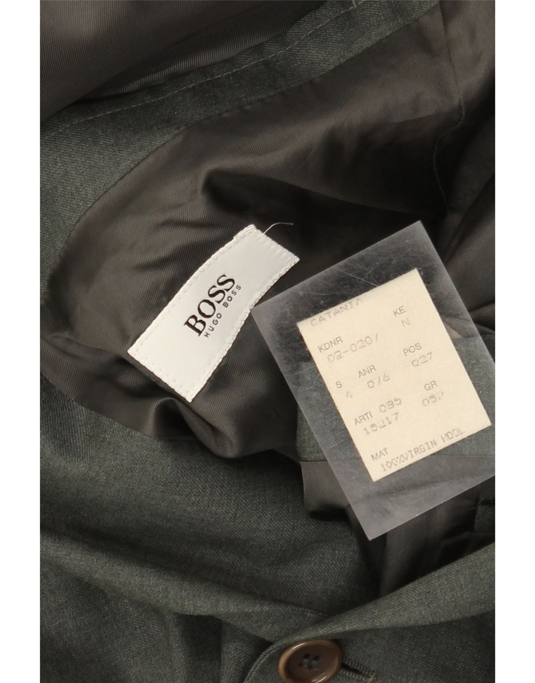 Hugo Boss Herre 2-knaps blazerjakke EU 52 XL Grå uld
