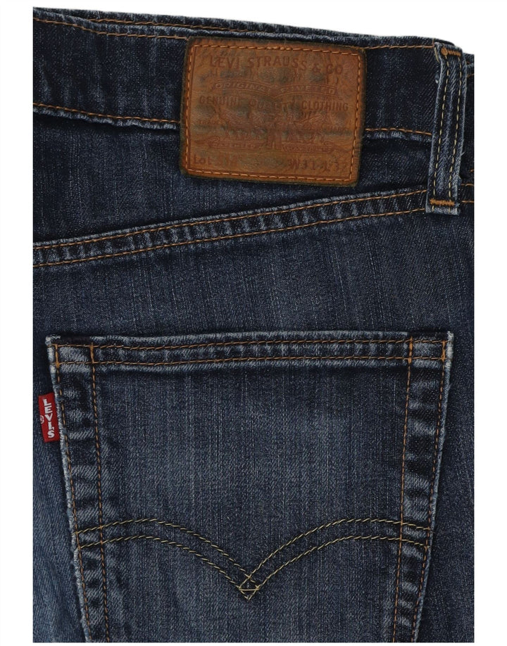 Levi's Herre 514 lige jeans W31 L28 Marineblå