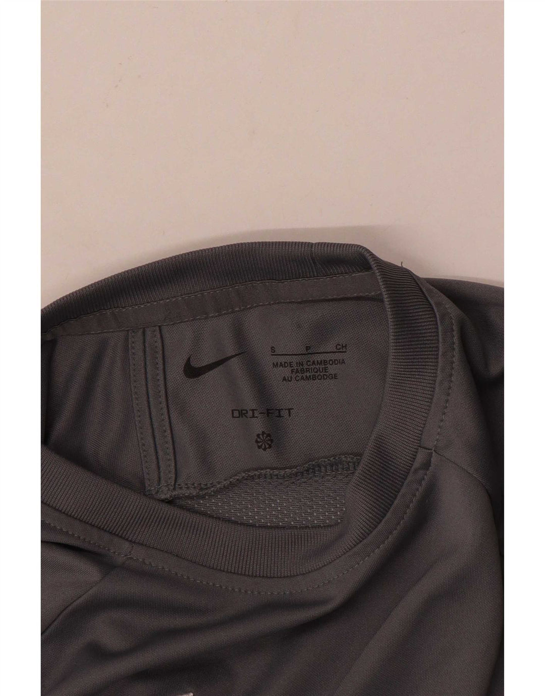 Nike herre Dri Fit T-shirt top lille grå farveblok