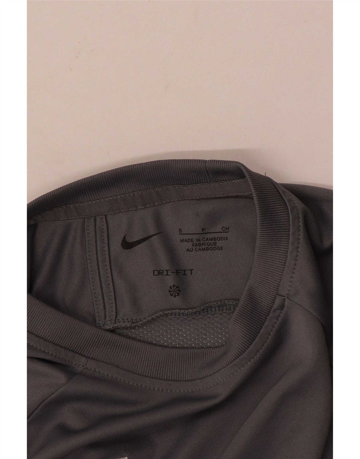 Nike herre Dri Fit T-shirt top lille grå farveblok