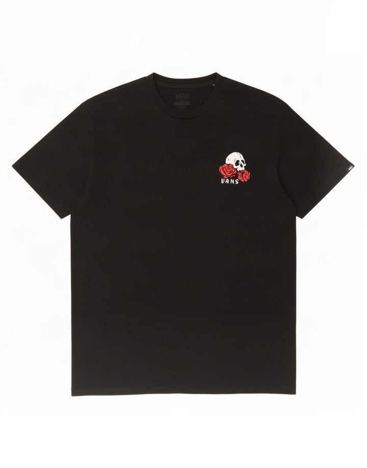 Vans Herre Grafisk T-Shirt Top Stor Sort Bomuld