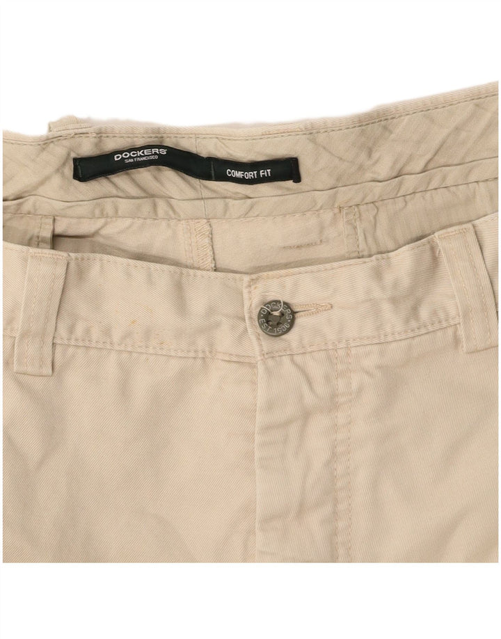 DOCKERS Straight Chino Bukser til mænd W42 L32 Beige