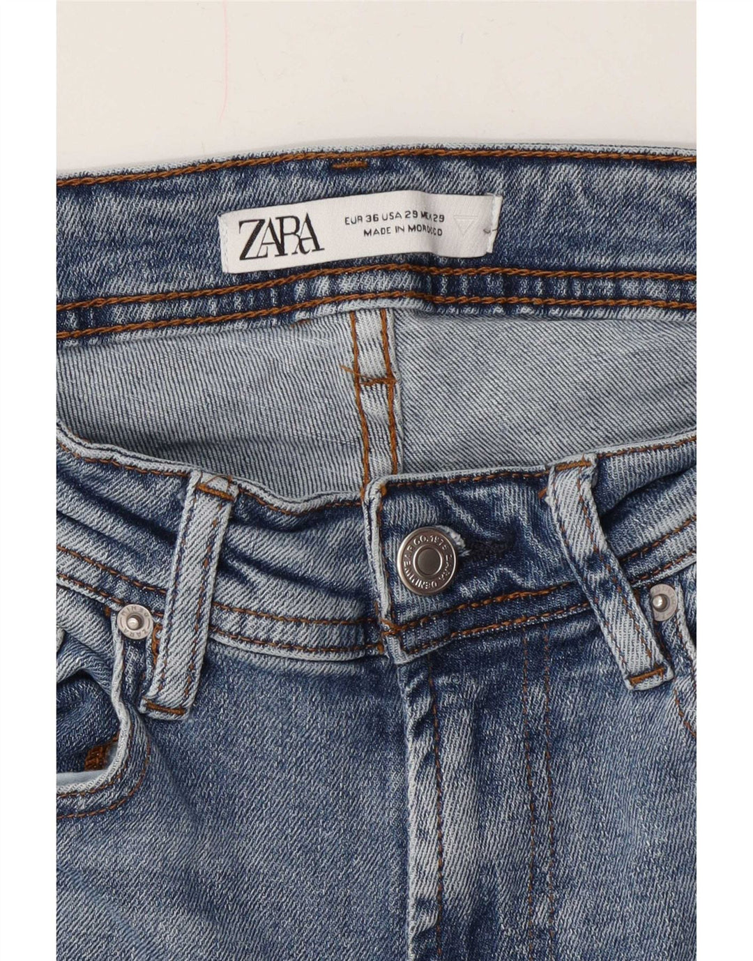 Zara Herre Slim Jeans EU 36 XS W29 L30 Blå