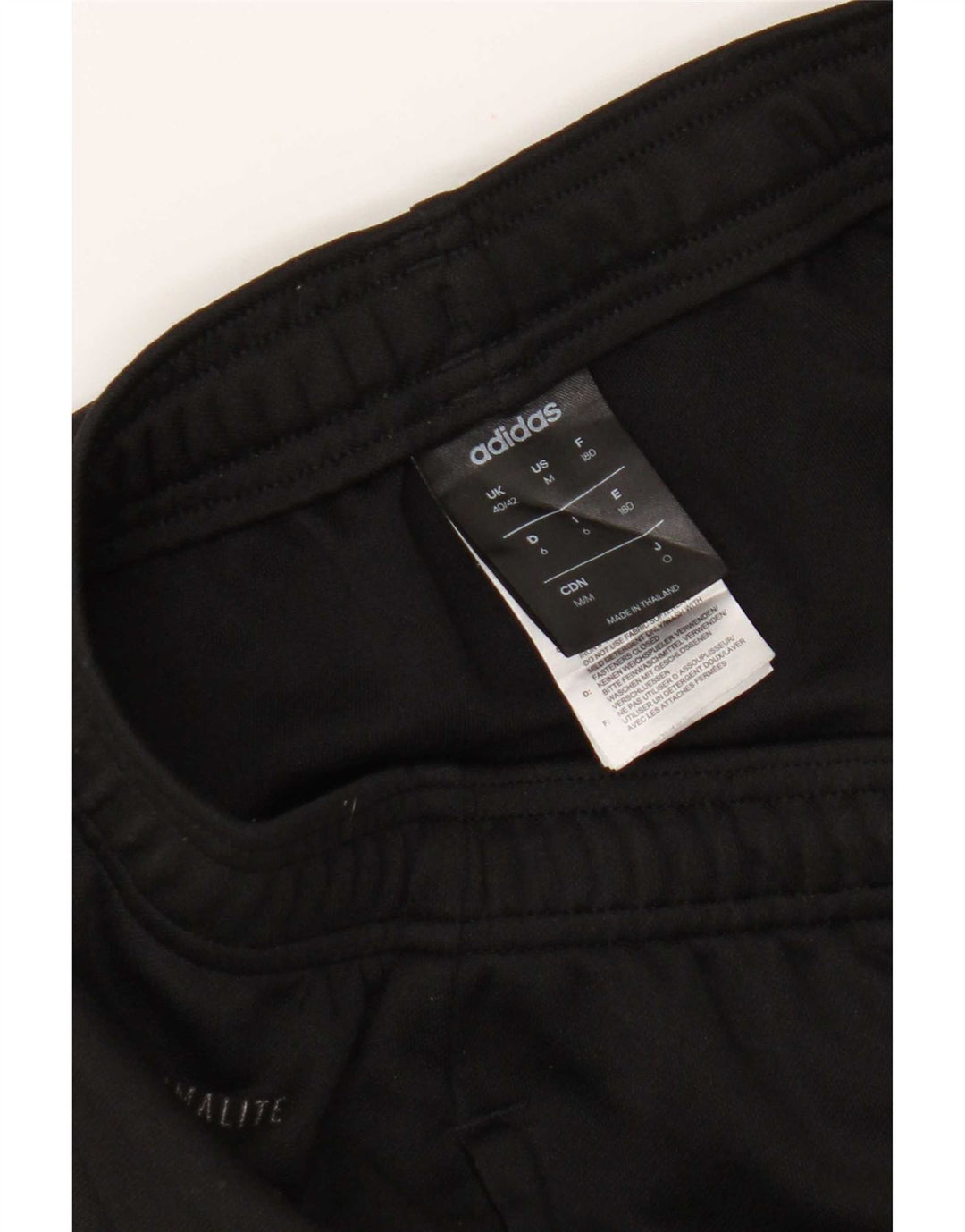 Adidas Herre Climalite træningsdragt Bukser UK 40/42 Medium Black Polyester