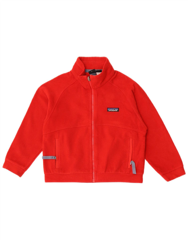 PATAGONIA Fleecejakke til piger 5-6 år XS Rød Polyester