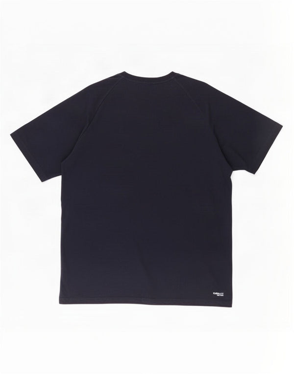 Adidas Herre Climalite T-Shirt Top XL Marineblå Bomuld