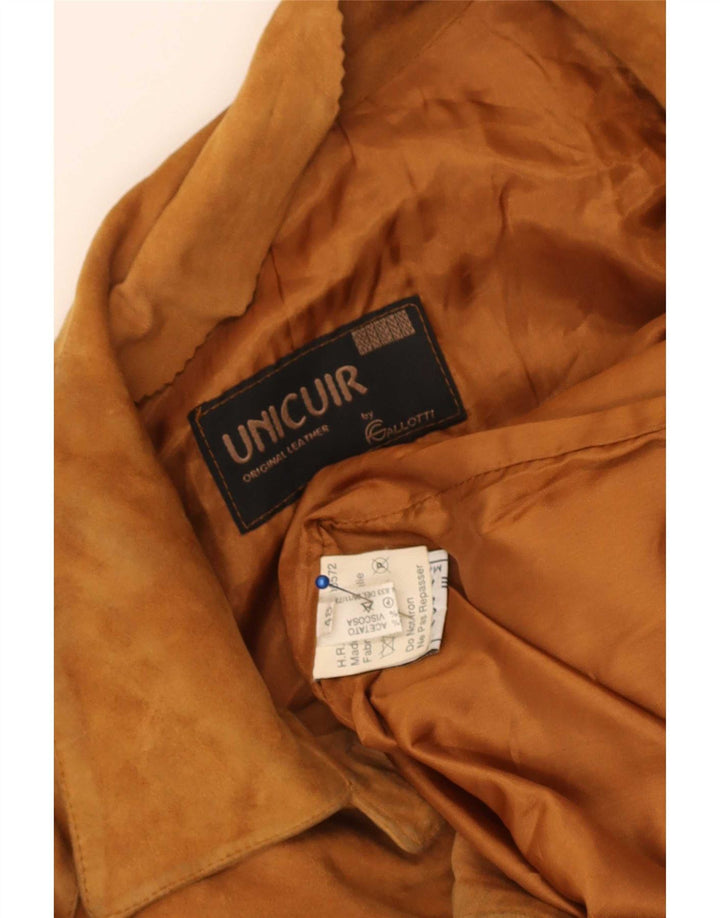 Gallotti Dame Ruskindsjakke IT 48 XL Beige Læder