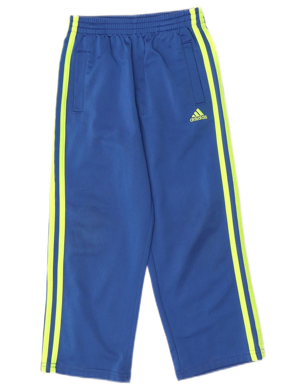 Adidas Drenge træningsbukser 4-5 år Blå polyester