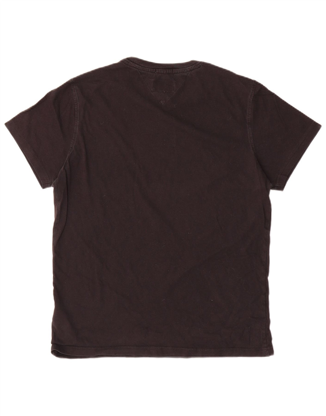 Tommy Hilfiger Herre T-Shirt Top Stor Sort Bomuld
