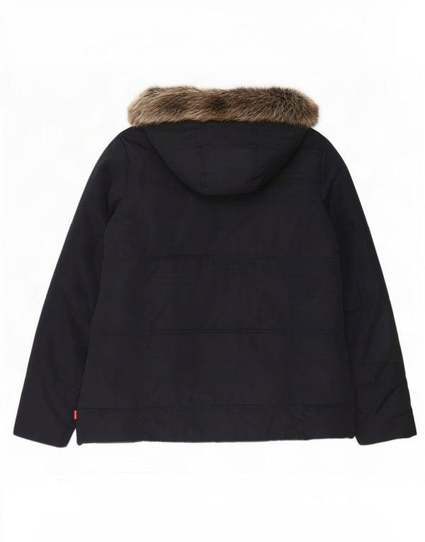 Levi's Piger Polstret Hættejakke 15-16 år Navy Blue Polyester