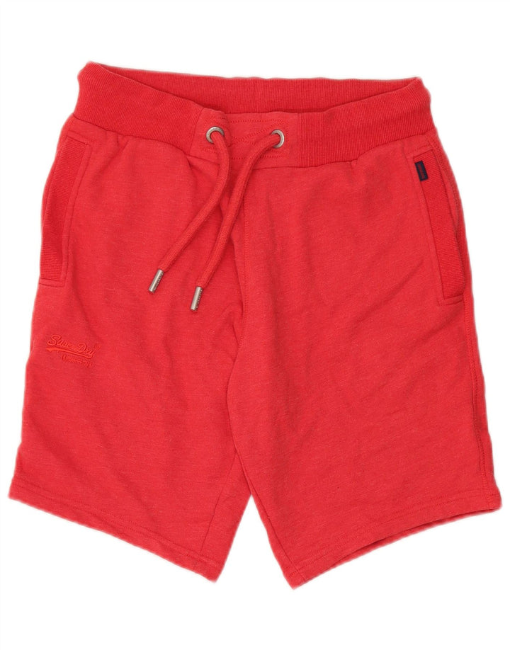 Superdry Sportsshorts til mænd Medium rød bomuld