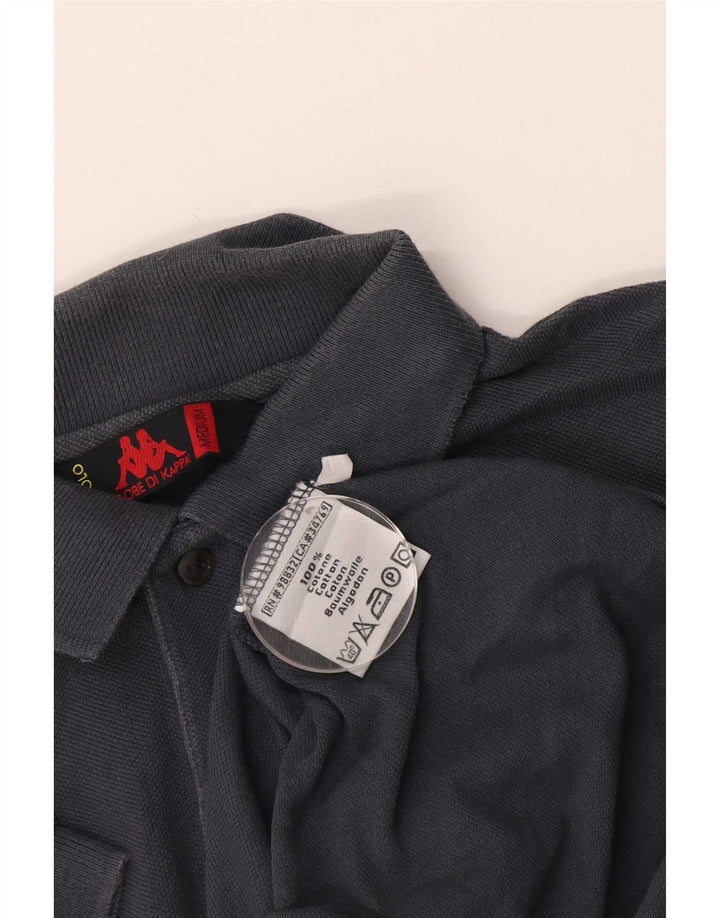 Kappa Polo skjorte til mænd Medium Grå Bomuld