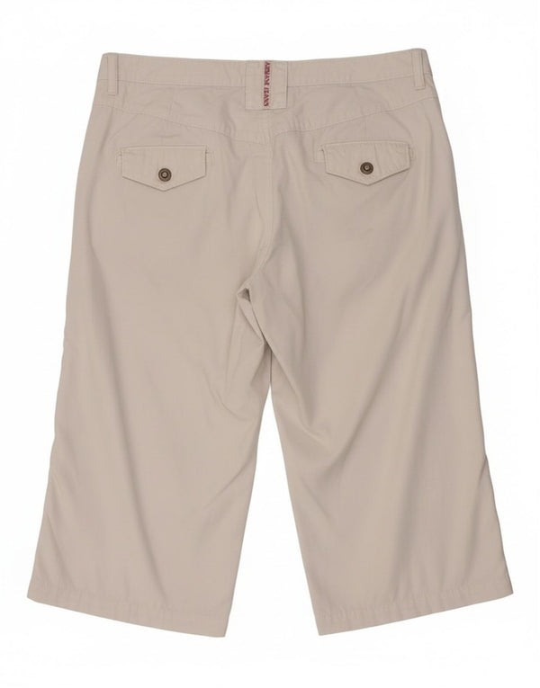 Armani Bermuda Shorts til kvinder W28 Medium hvid bomuld