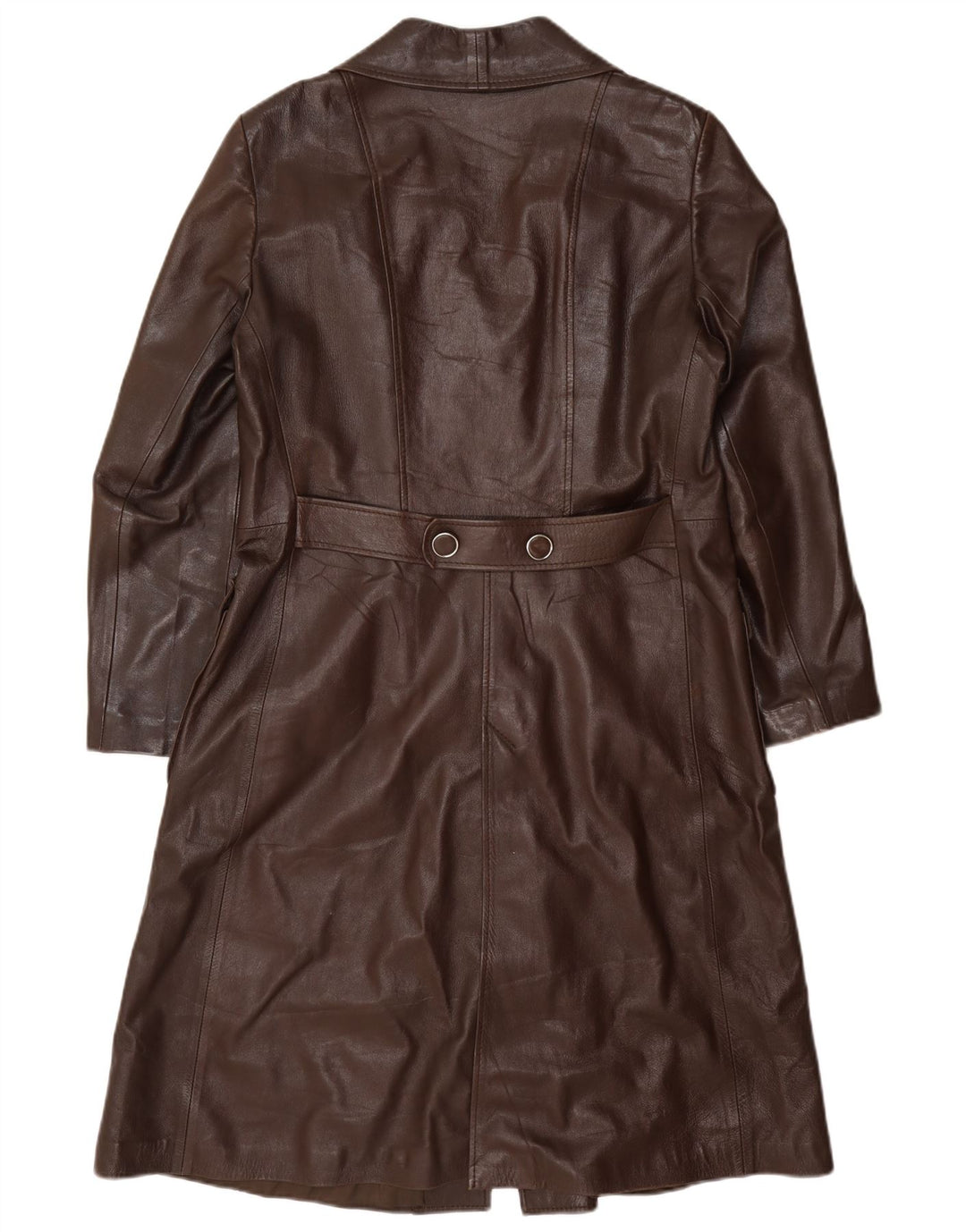 Vintage læderfrakke til kvinder IT 48 XL Burgund