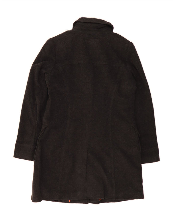 EDDIE BAUER Womens Overcoat UK 14 Medium Grey Wool Vintage Eddie Bauer and Second-Hand Eddie Bauer from Messina Hembry 
