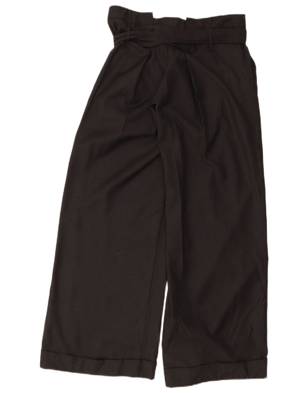 Topshop Dame Pegged Casual Bukser UK 12 Medium W32 L32 Sort Polyester