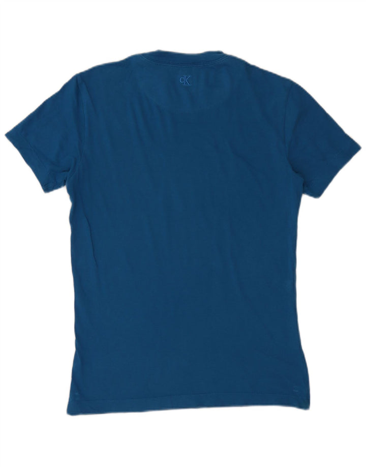 Calvin Klein Jeans Herre grafisk T-shirt Top Lille Blå