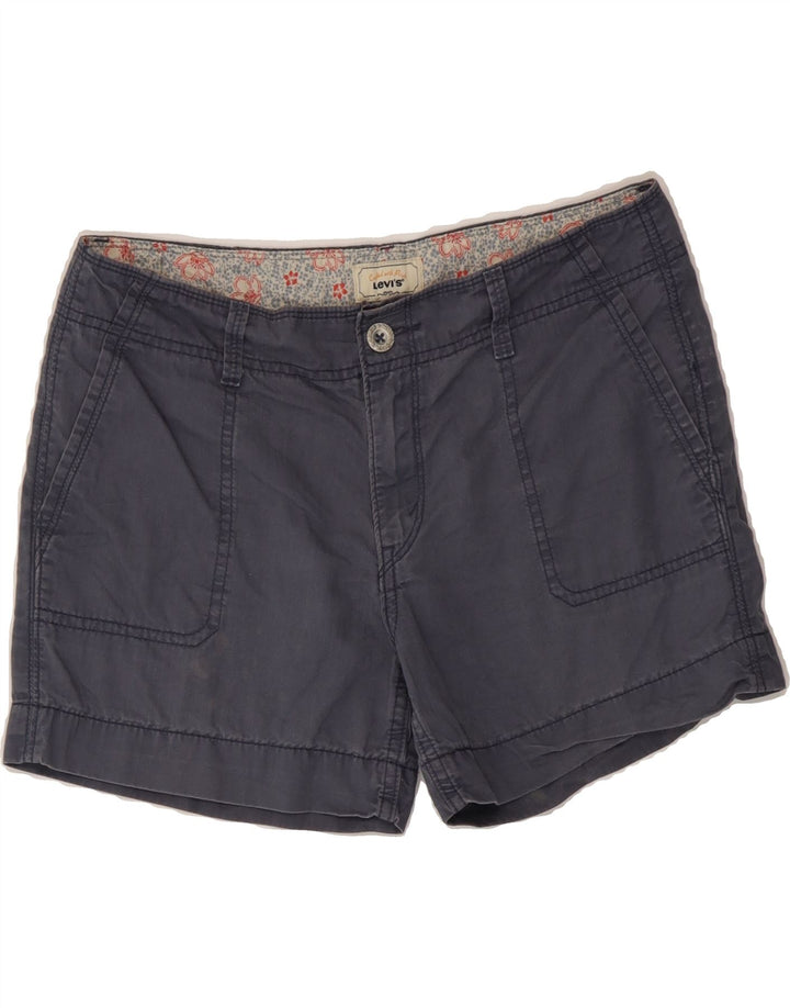 LEVI'S Womens Chino Shorts US 4 Small W27  Navy Blue Cotton Vintage Levi's and Second-Hand Levi's from Messina Hembry 